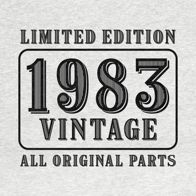 All original parts vintage 1983 limited edition birthday by colorsplash